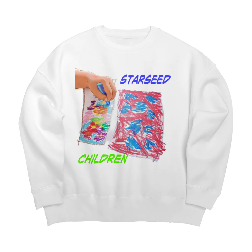 スターシードチルドレンのスターシードチルドレン Big Crew Neck Sweatshirt