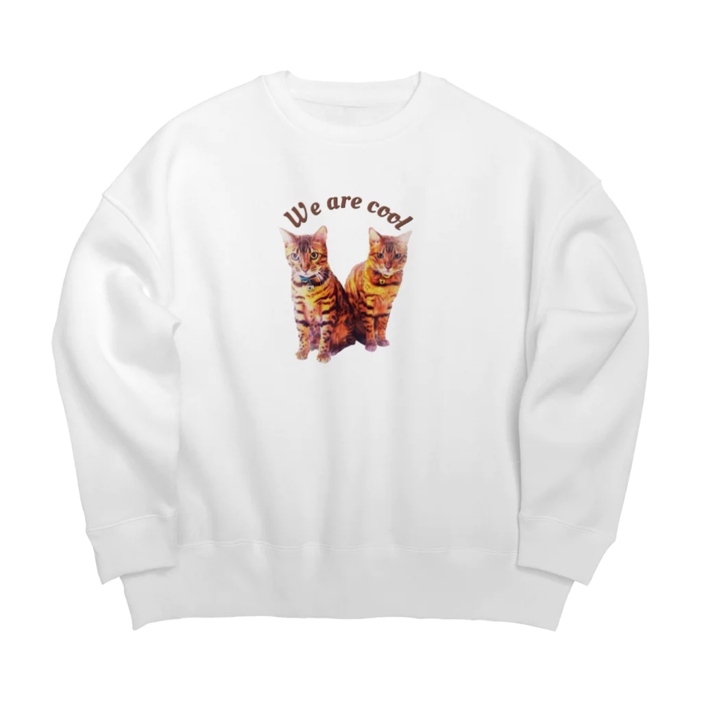 にゃんたまHOUSEのニコノア「僕達イケメン」 Big Crew Neck Sweatshirt