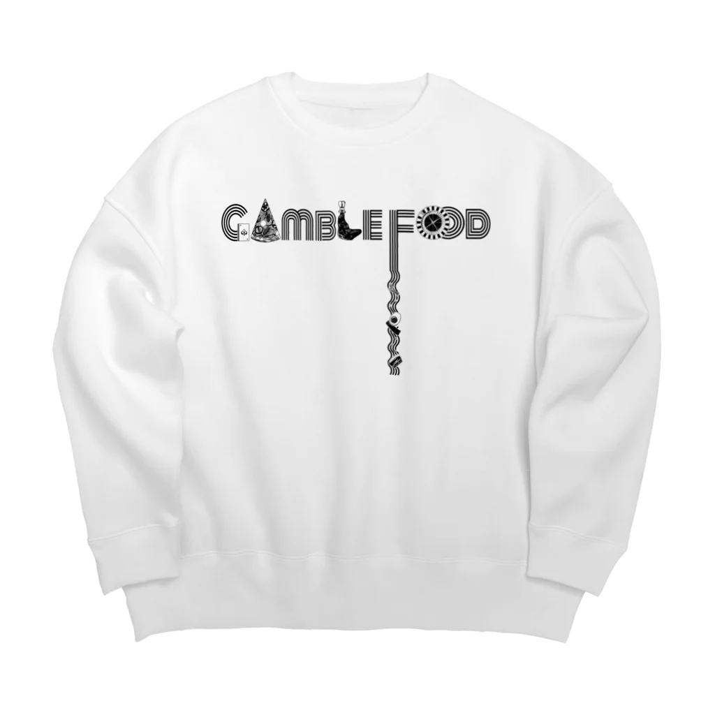 通販でミラクルチャップリン！の【本人達も愛用】ギャンブルフード Big Crew Neck Sweatshirt