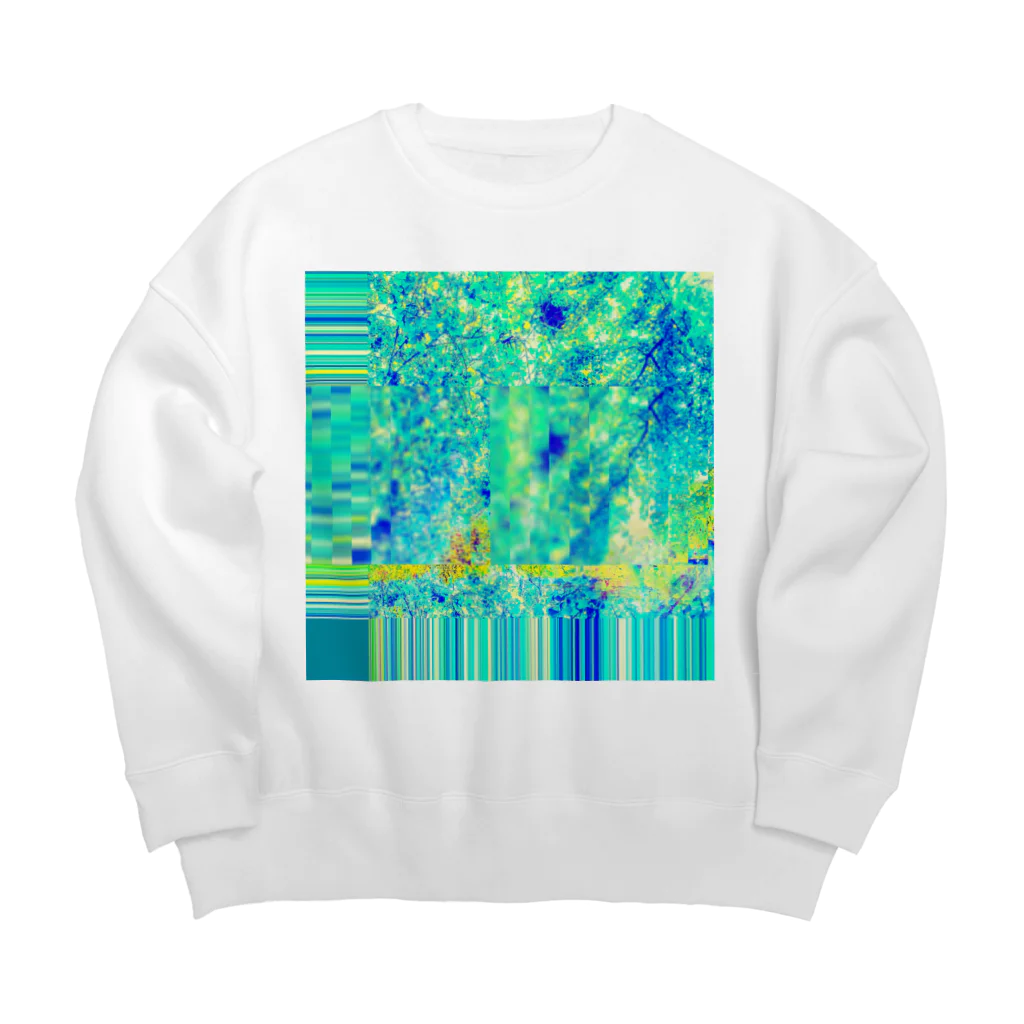 OddSong & Swimming SheepのRunning Machine - Back Print Big Crew Neck Sweatshirt