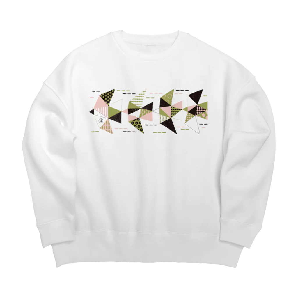 co_tsugumiのつぐみどり1 Big Crew Neck Sweatshirt