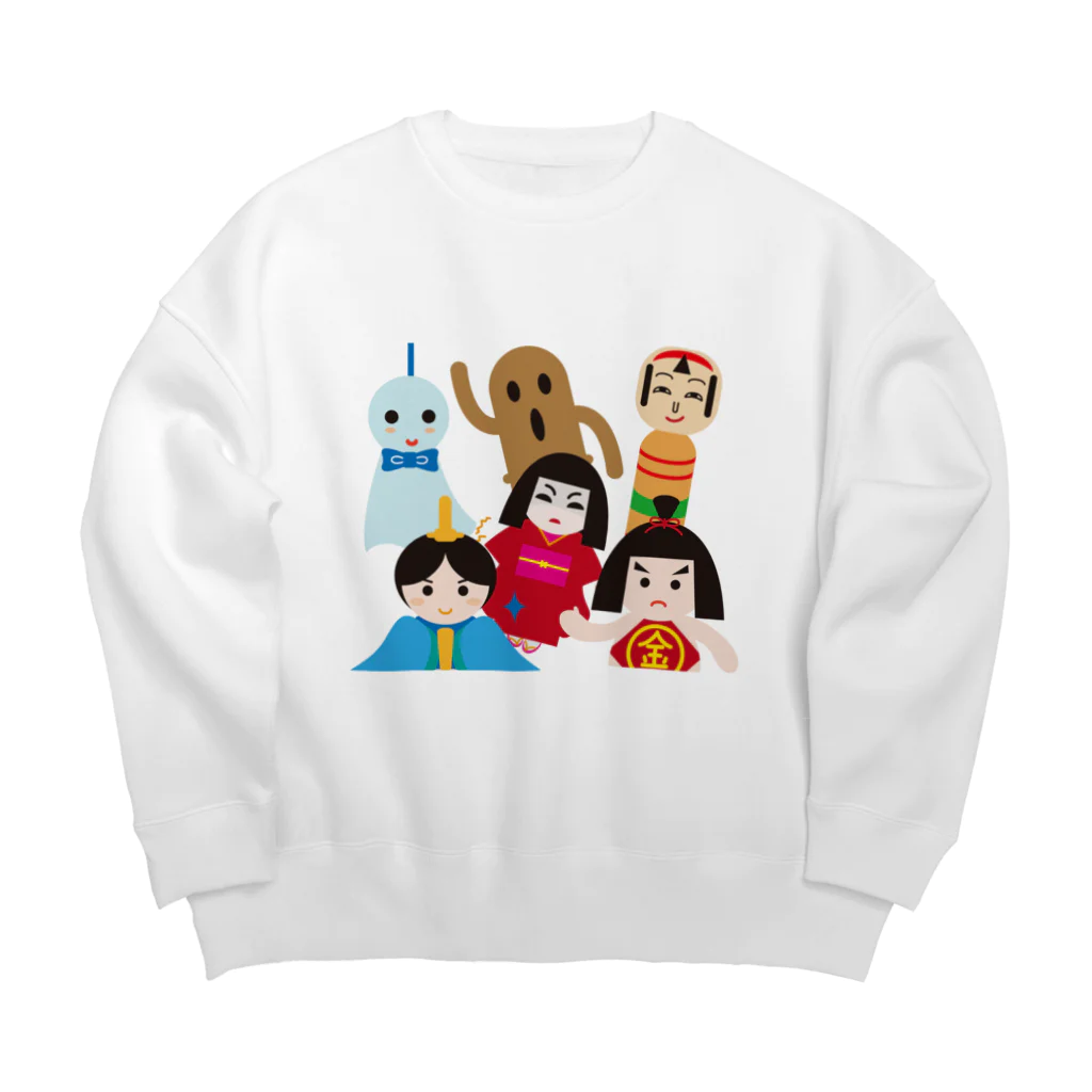 フォーヴァの日本の人形ALL－hina doll and dolls of the world－お雛はんと世界の人形たち－ Big Crew Neck Sweatshirt