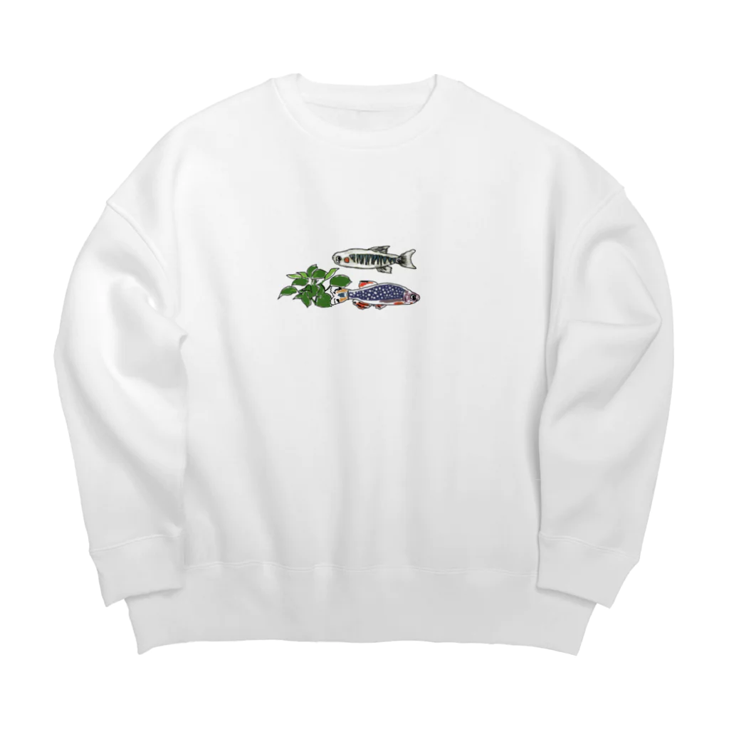 ORIGINAL のPerfectミクロラスボラハナビさん＆ミクロラスボラエリスロミクロンさん Big Crew Neck Sweatshirt