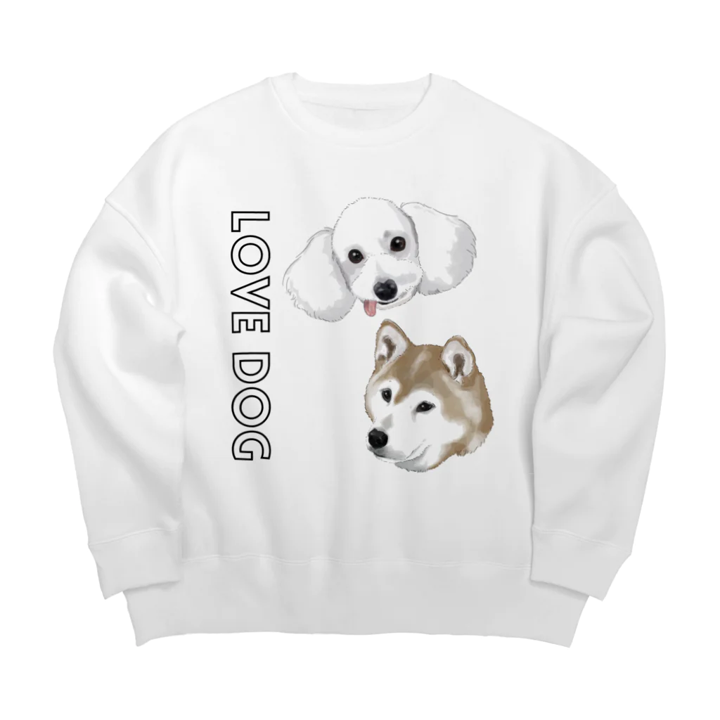 みきぞーん｜保護猫 ミッキー画伯と肉球とおともだちのpurin mare Big Crew Neck Sweatshirt