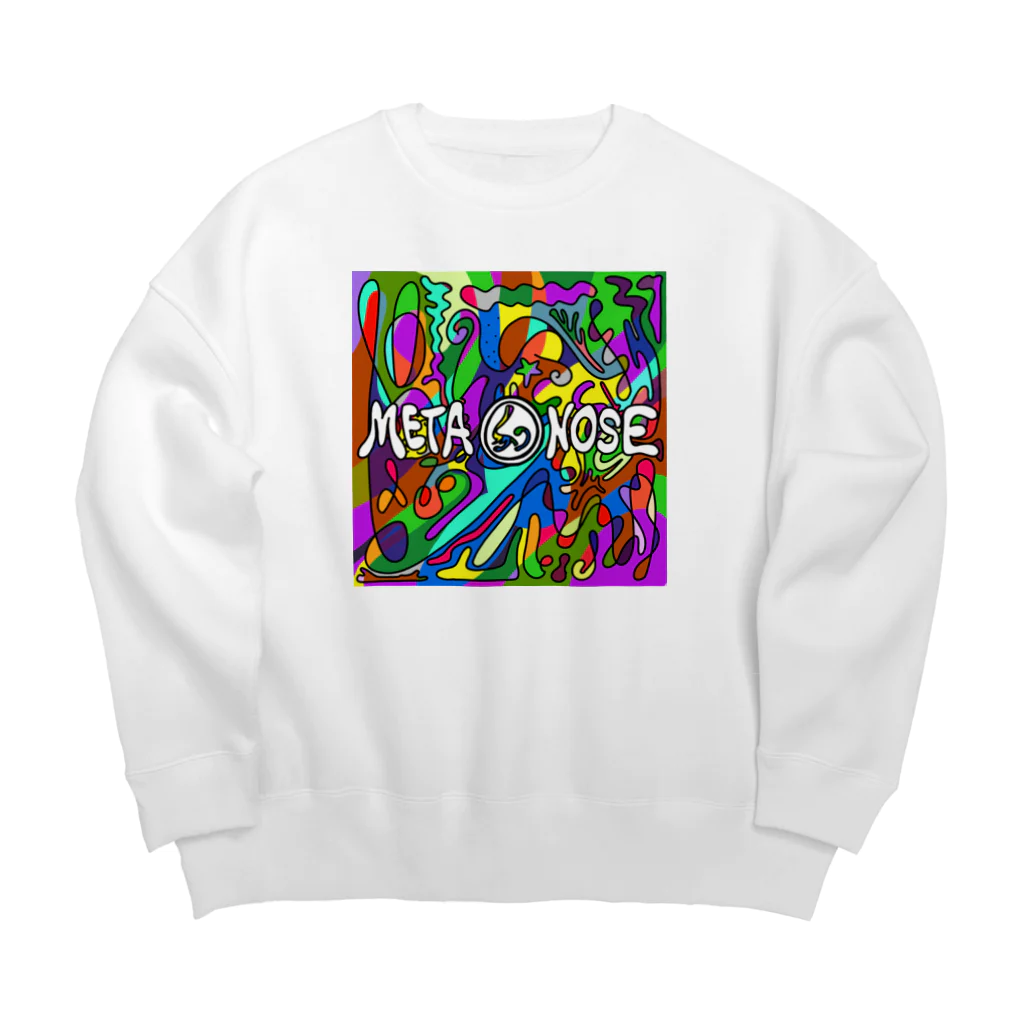 I AM METANOのMETANOSE COLORFUL1 Big Crew Neck Sweatshirt