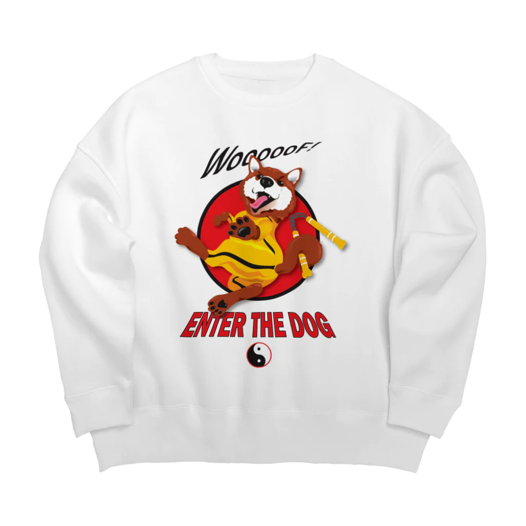 ShibazooのEnter the Dog- Dog Kung Fu! Big Crew Neck Sweatshirt