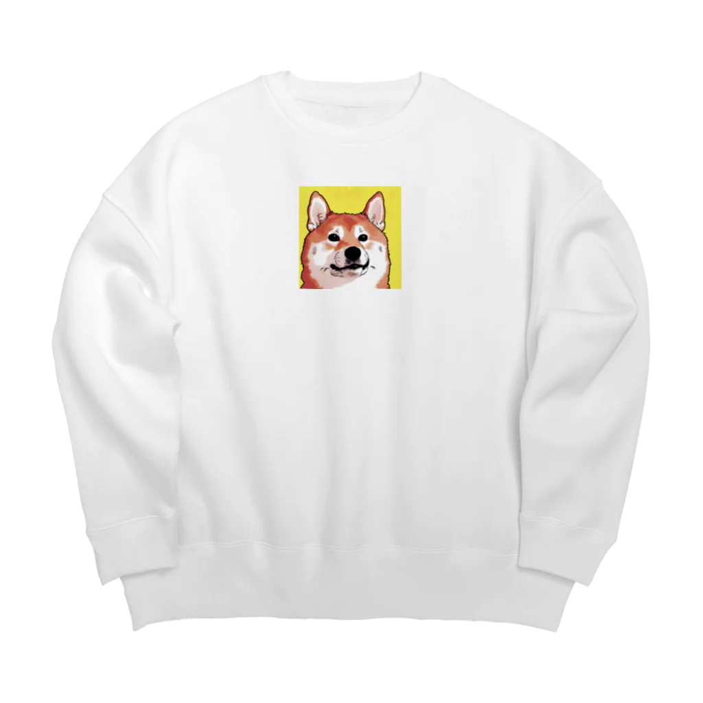 Shibainuteikokuのコミック柴犬2 Big Crew Neck Sweatshirt