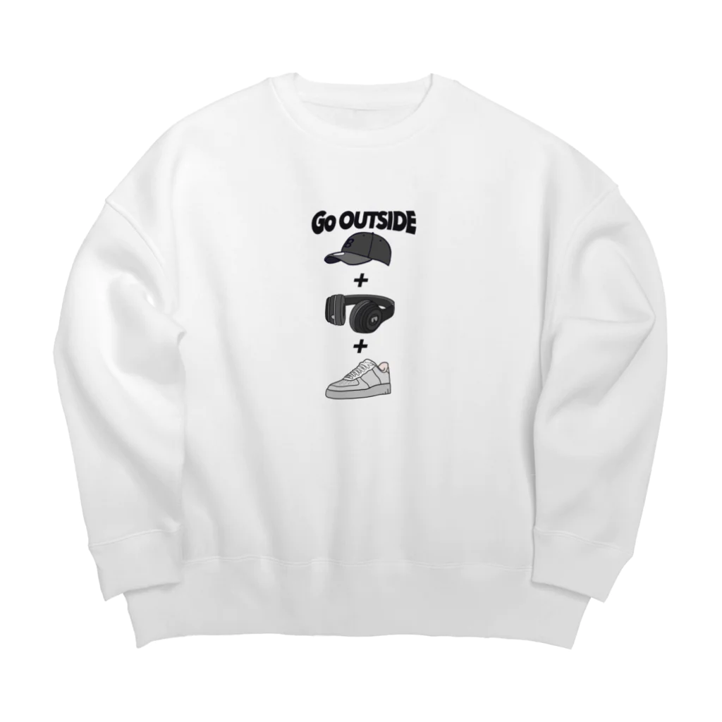 BONDcompanyのGoOutsidE Big Crew Neck Sweatshirt