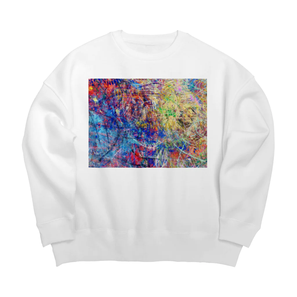 mikoのまどろみのひかり Big Crew Neck Sweatshirt