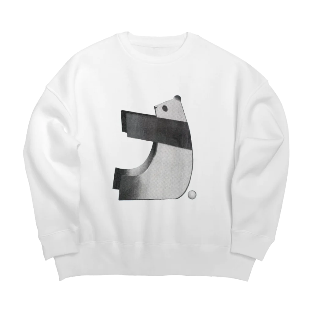 パンダのうんこの一頭のパンダ Big Crew Neck Sweatshirt