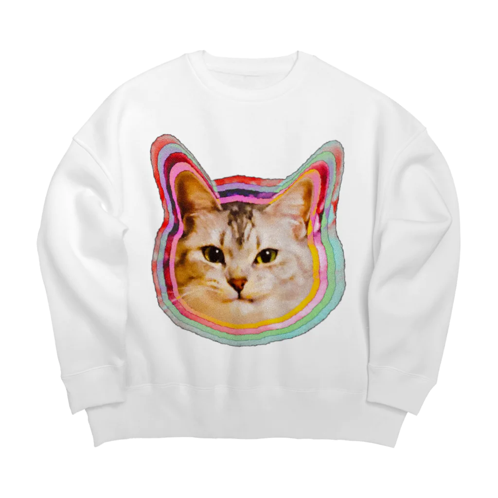 クレイジー猫ちゃん屋さんのkawi Big Crew Neck Sweatshirt