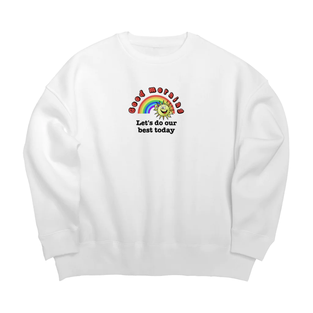 ASKのgood morning！太陽 Big Crew Neck Sweatshirt