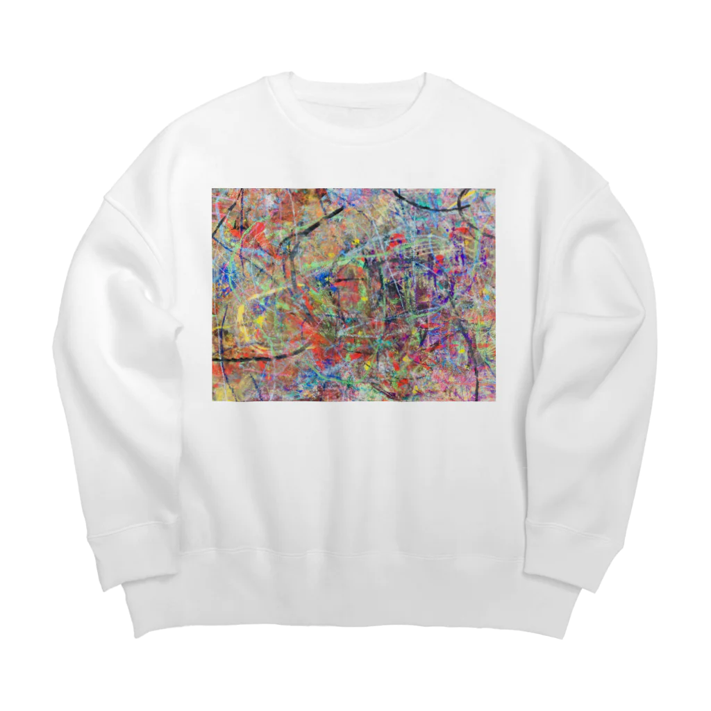 mikoの怪獣のたまご Big Crew Neck Sweatshirt