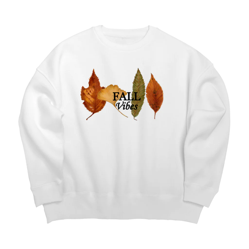 Jennya/イラストのFall Vibes 2🍁 Big Crew Neck Sweatshirt