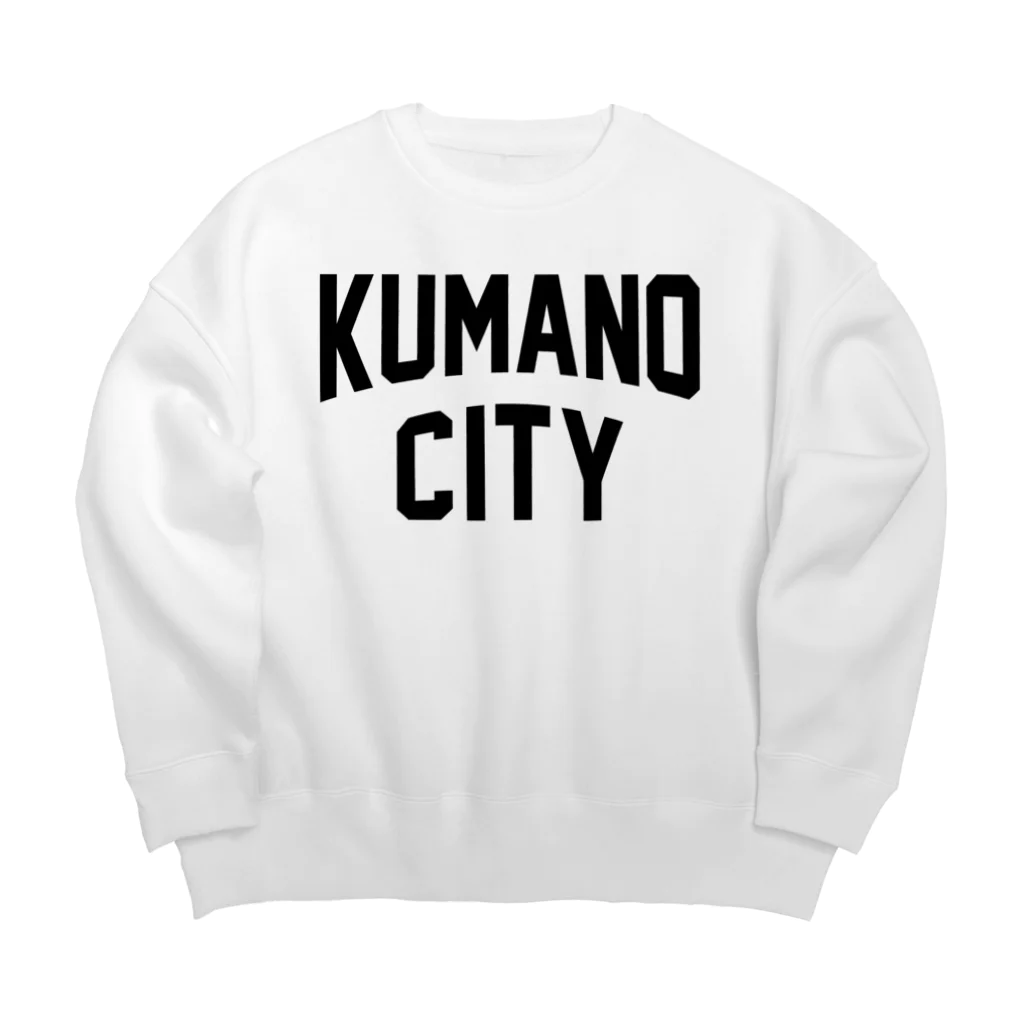 JIMOTOE Wear Local Japanの熊野市 KUMANO CITY Big Crew Neck Sweatshirt