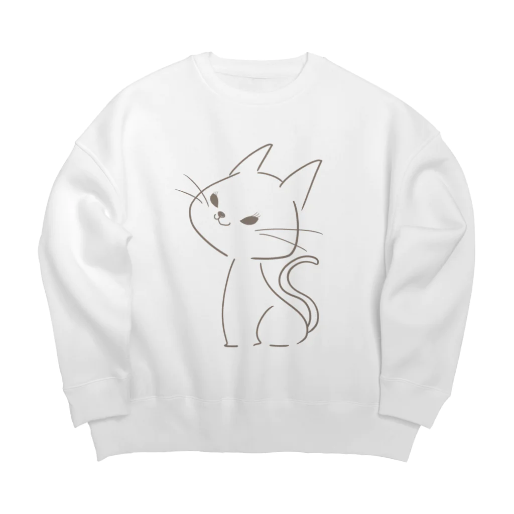 RinMのneko Big Crew Neck Sweatshirt