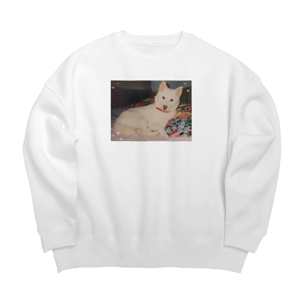 ♪mamashiro♪のリョク君 Big Crew Neck Sweatshirt