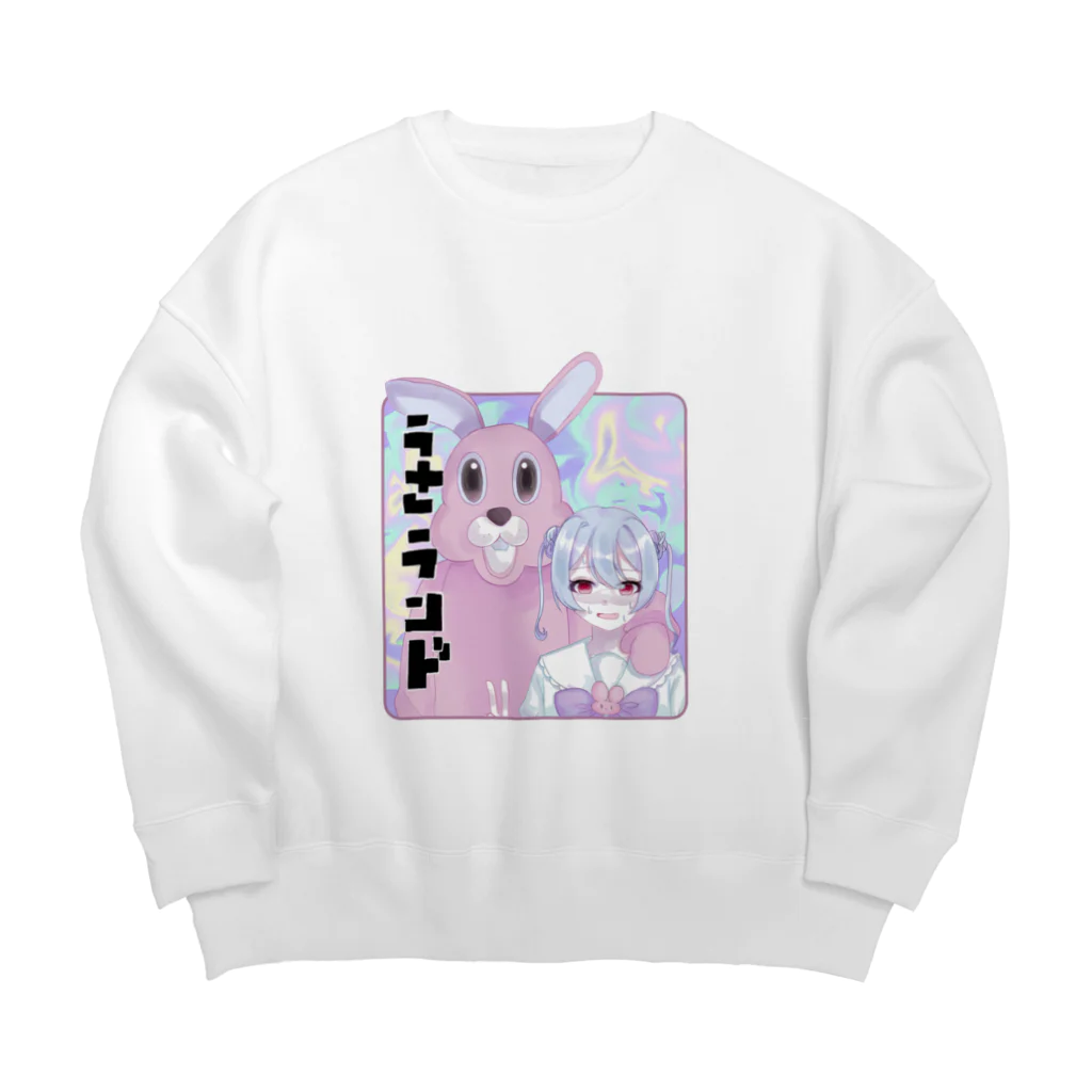 ともちらんどのうさランド Big Crew Neck Sweatshirt