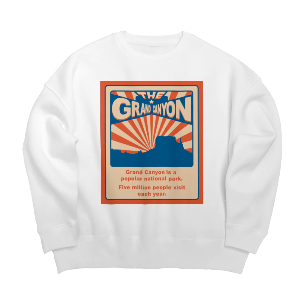 3800-MARKET-NEOのTHE GRAND CANYON Big Crew Neck Sweatshirt