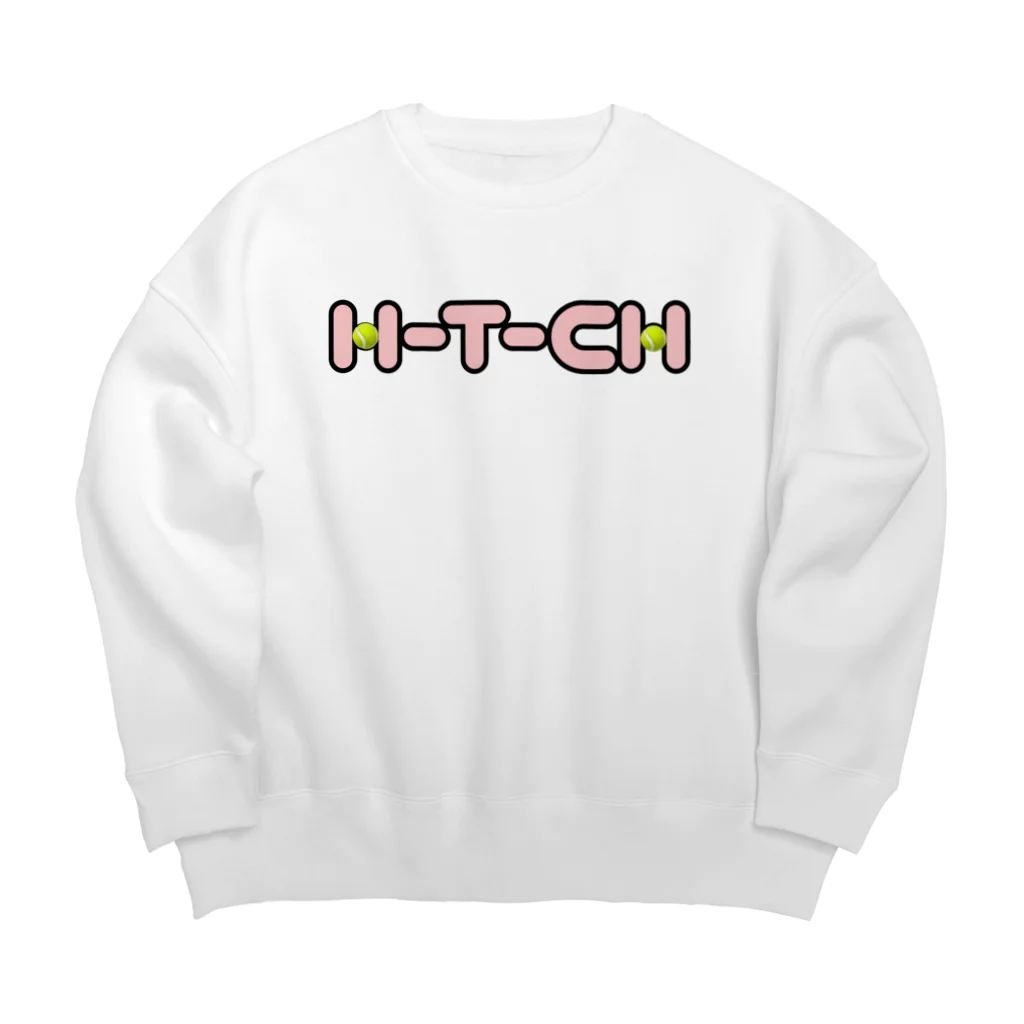 0円YouTuber ひろみっちゃんテニスch official shopのH-T-CH-ピンク Big Crew Neck Sweatshirt