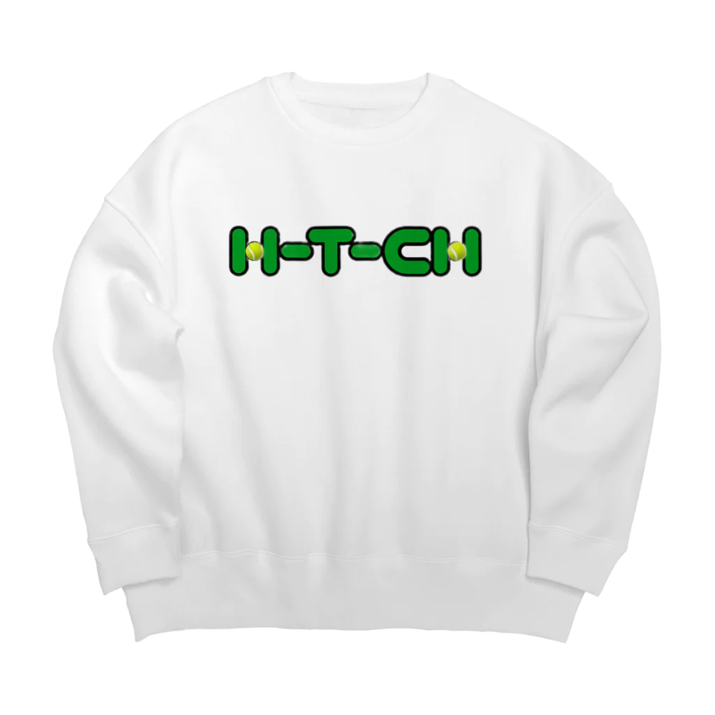 0円YouTuber ひろみっちゃんテニスch official shopのH-T-CH-GReeen Big Crew Neck Sweatshirt