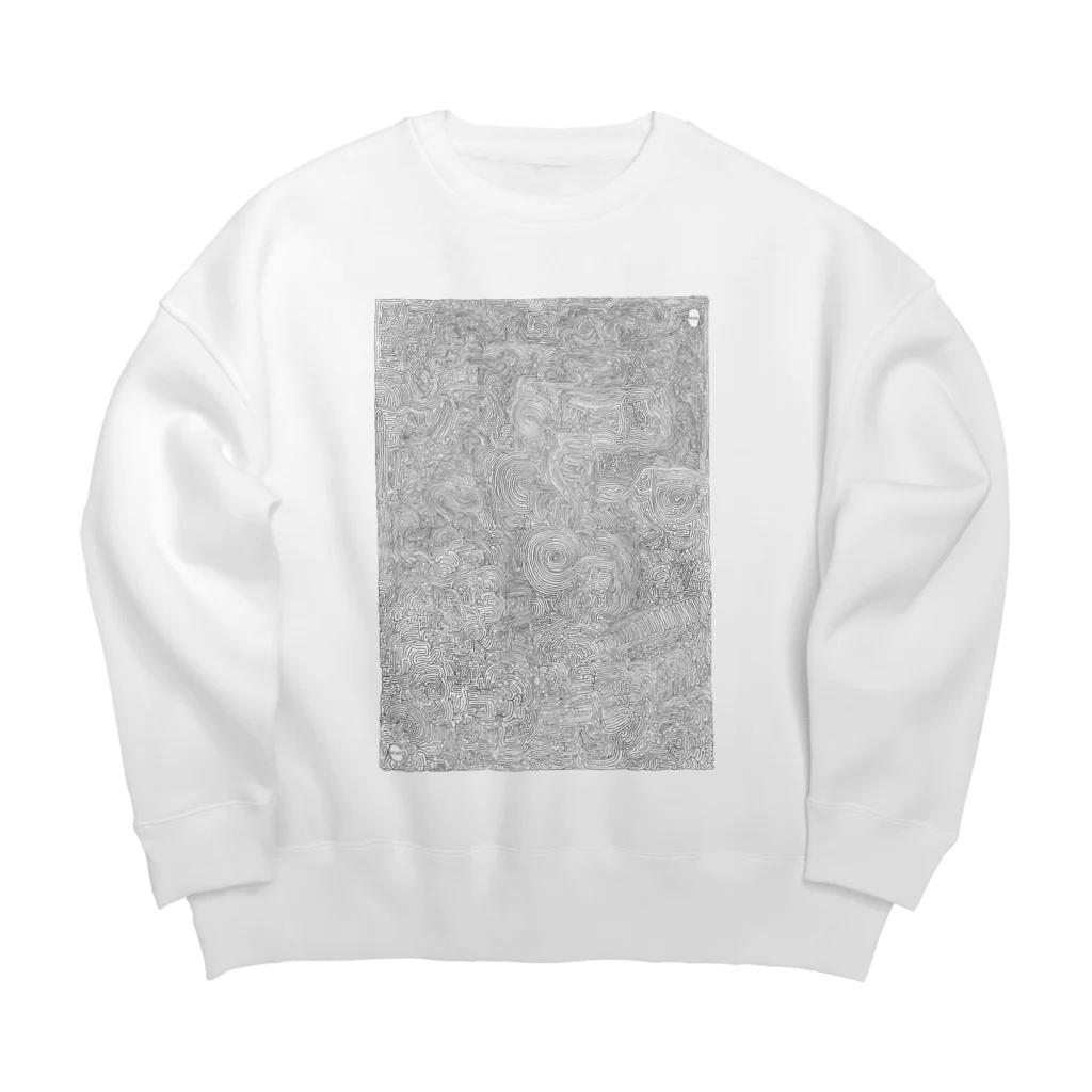 ゴマフリーダムのリアル迷路 Big Crew Neck Sweatshirt