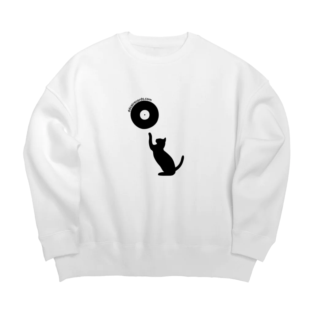 ddcatrecordsのDDCAT Records Logo B Big Crew Neck Sweatshirt