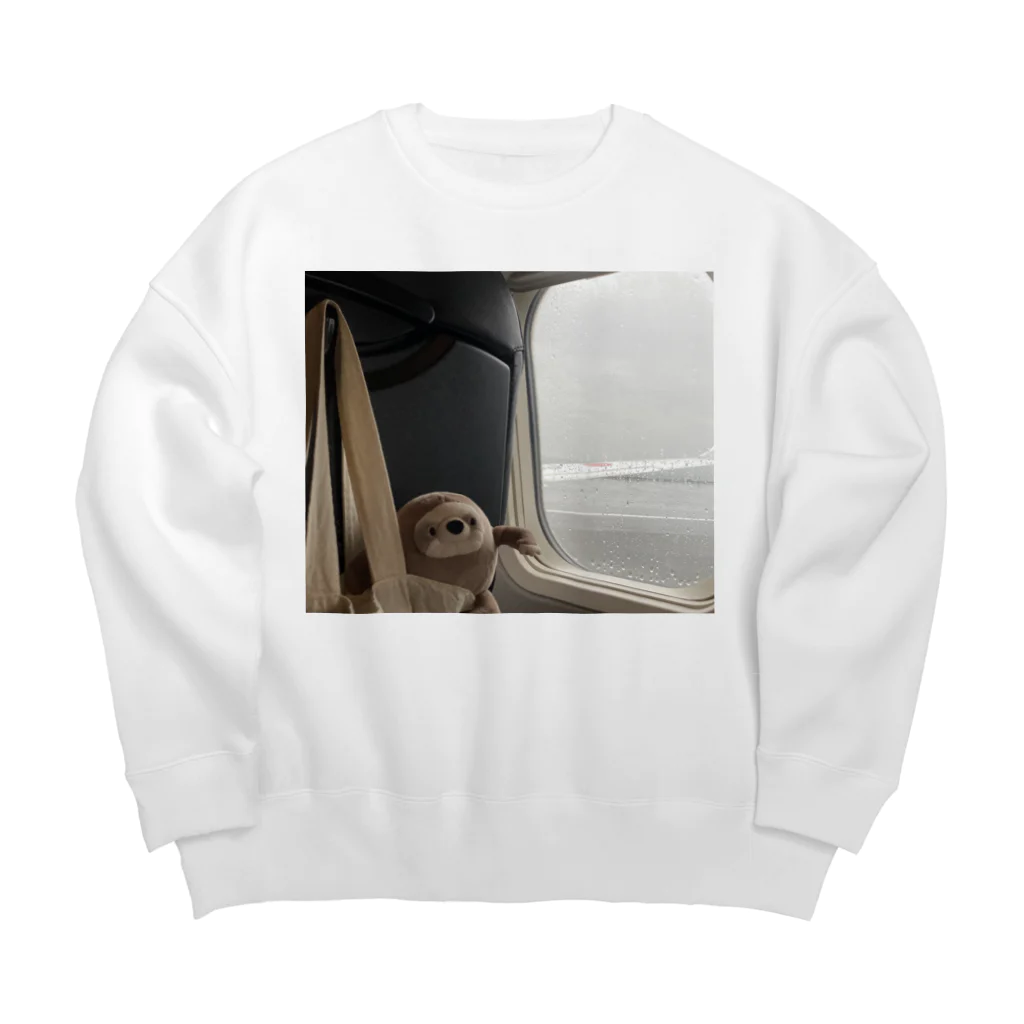 morpho725のなまけ、旅をする。 Big Crew Neck Sweatshirt