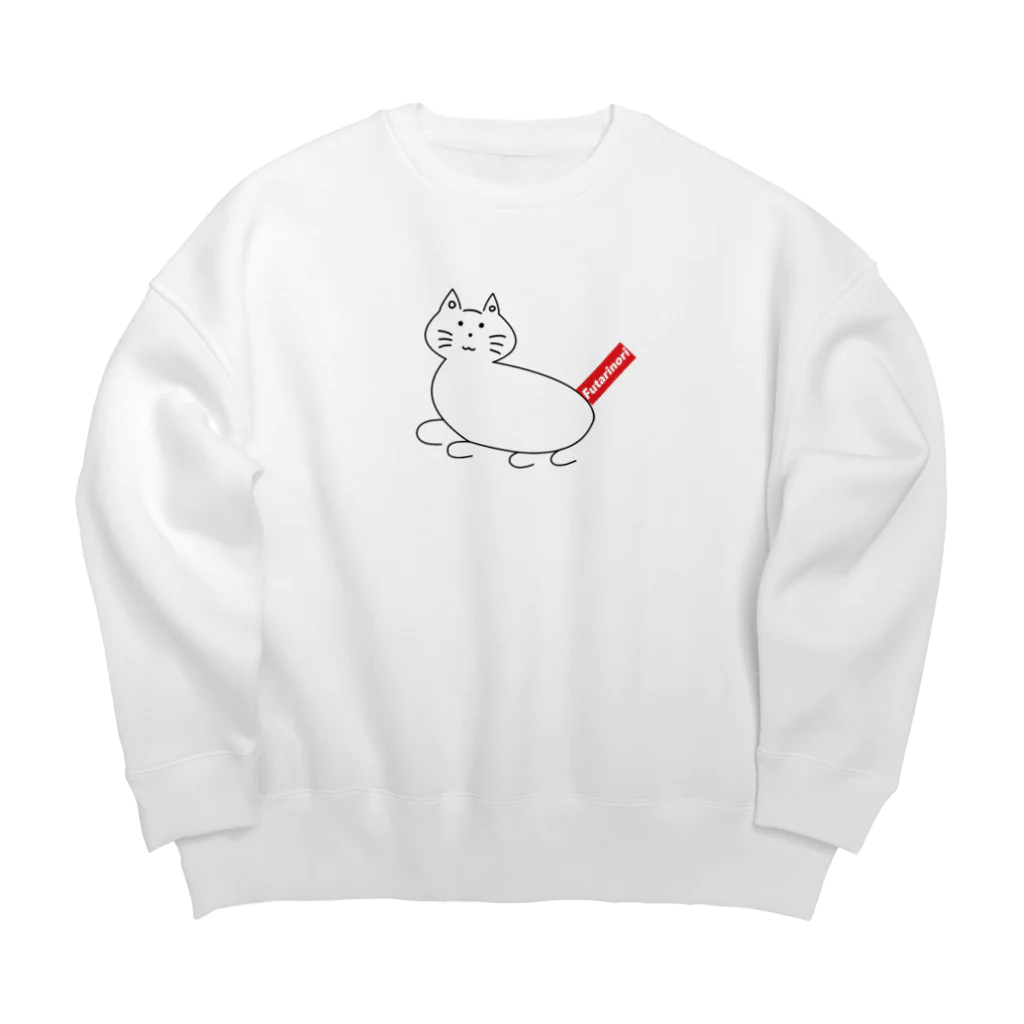 洞田貫りょう🐾化け狸系Vtuberの2人ノリたぬねこ Big Crew Neck Sweatshirt