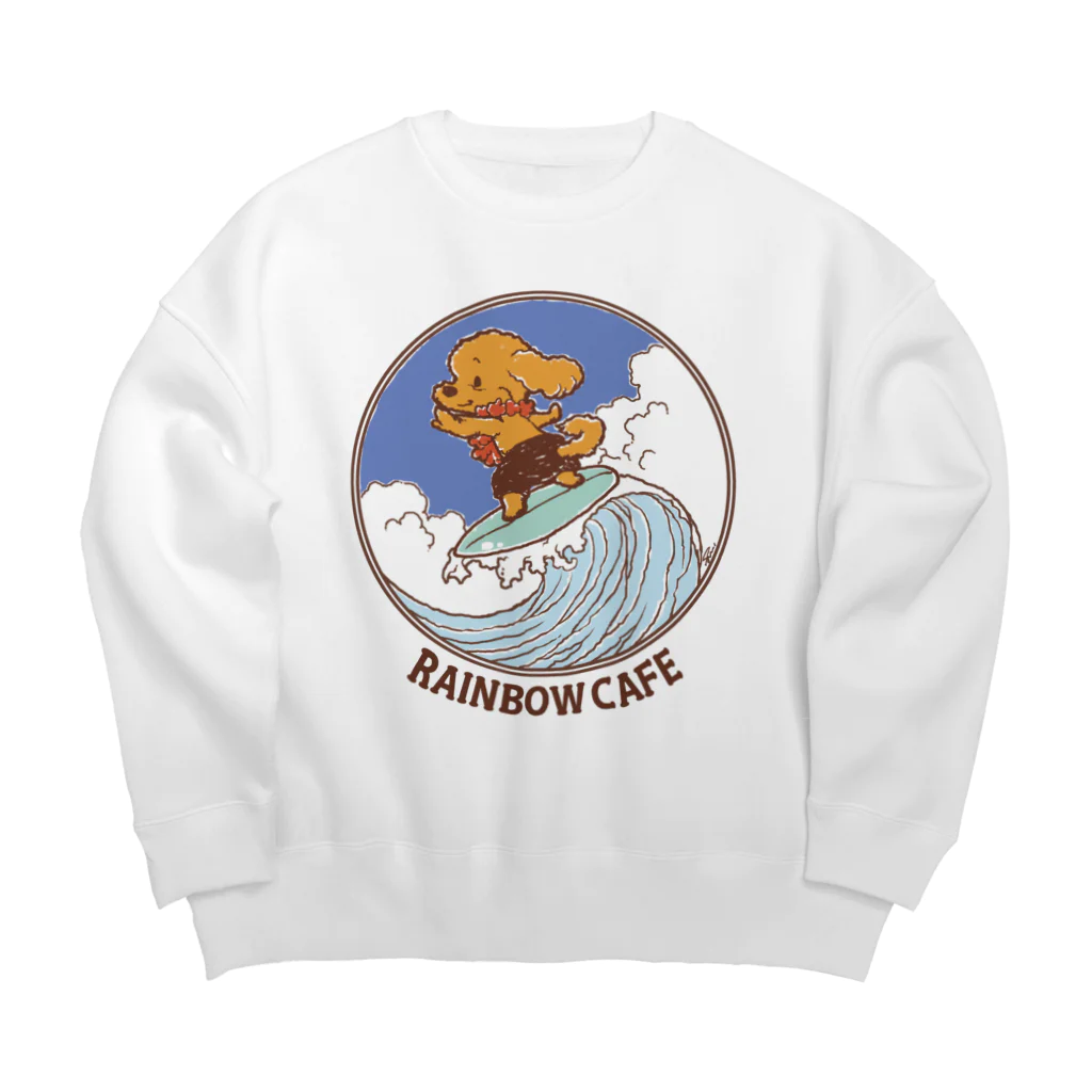 Rainbow cafeのレインボーカフェオリジナル波乗りジョニー　 Big Crew Neck Sweatshirt