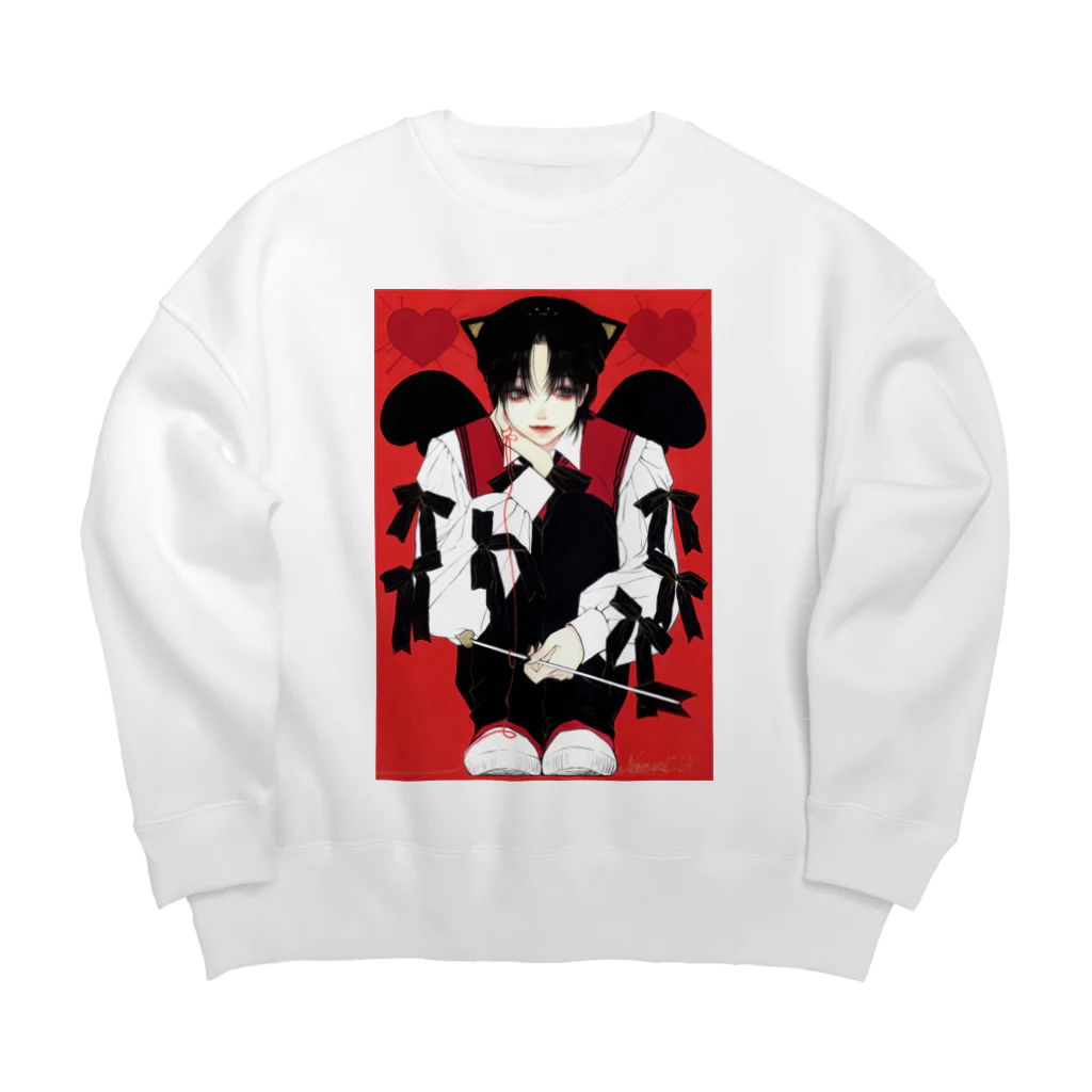 細川成美の策士君シリーズ Big Crew Neck Sweatshirt