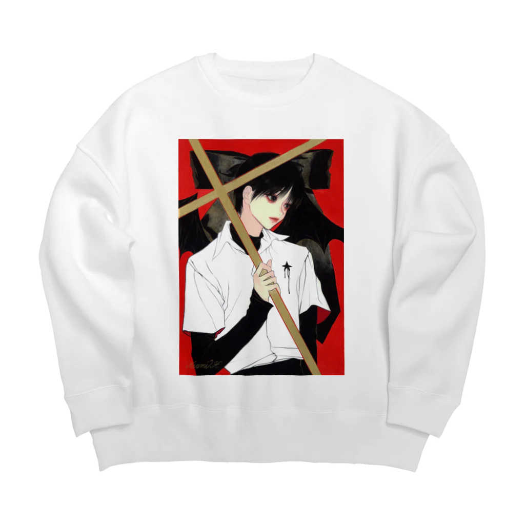 細川成美の贖罪君シリーズ Big Crew Neck Sweatshirt