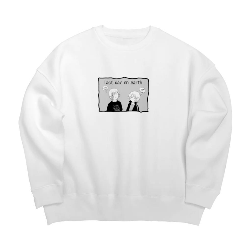 るかにょん✿の地球最後の日 Big Crew Neck Sweatshirt