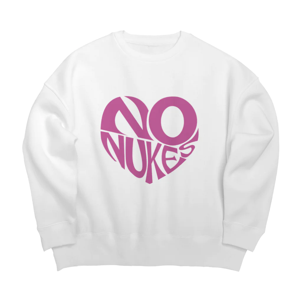 Chou InoのNO NUKES HEART Big Crew Neck Sweatshirt