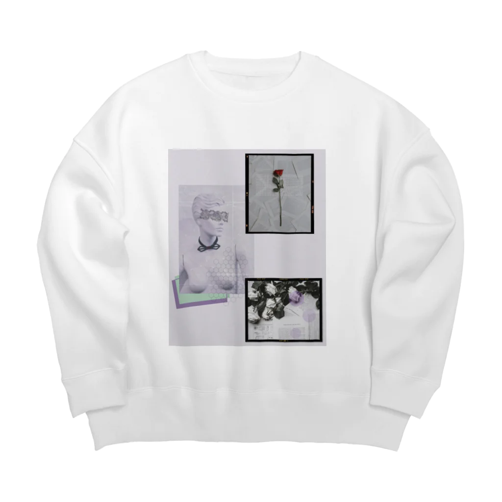 insparation｡   --- ｲﾝｽﾋﾟﾚｰｼｮﾝ｡の恋心 Big Crew Neck Sweatshirt