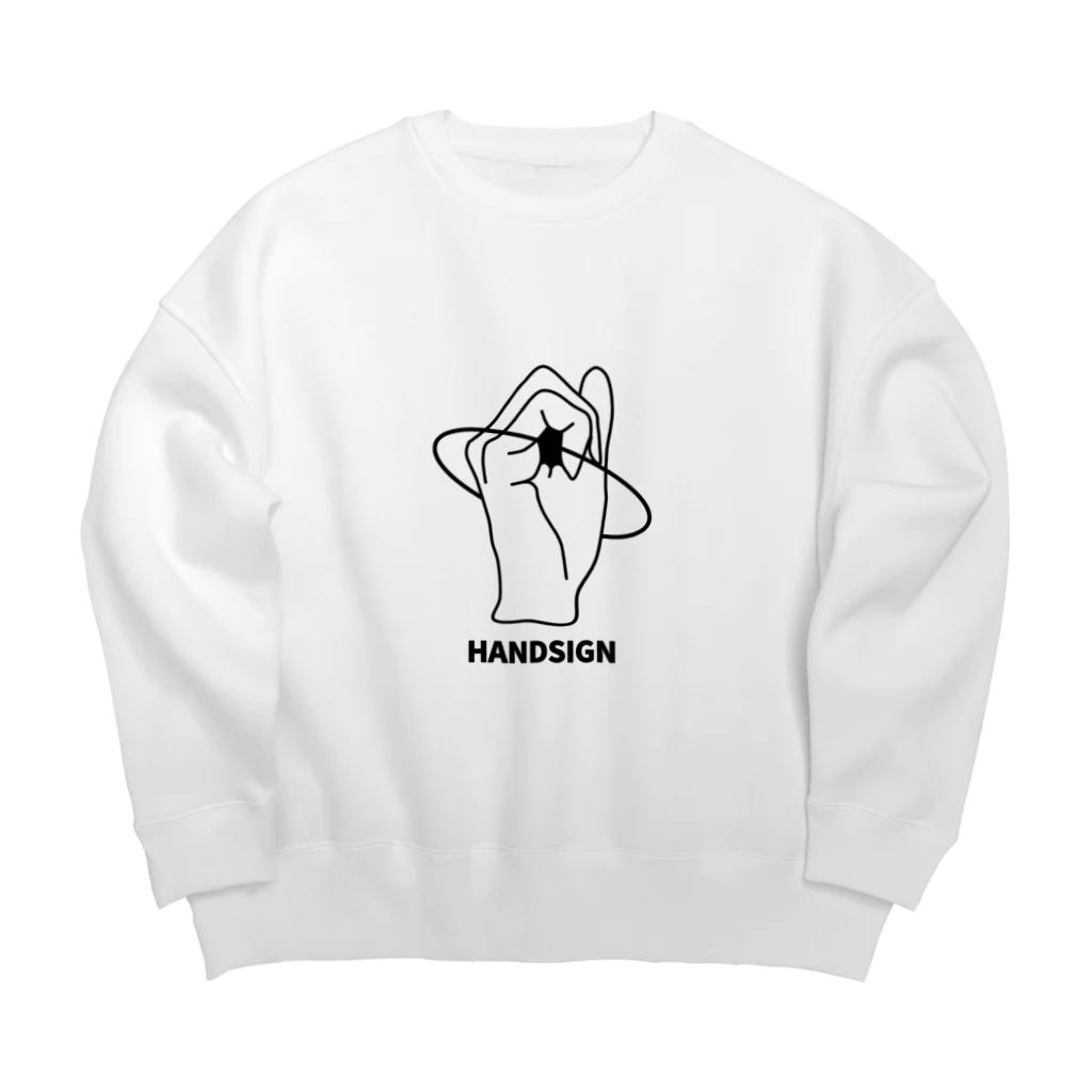 NeonのHANDSIGN Big Crew Neck Sweatshirt