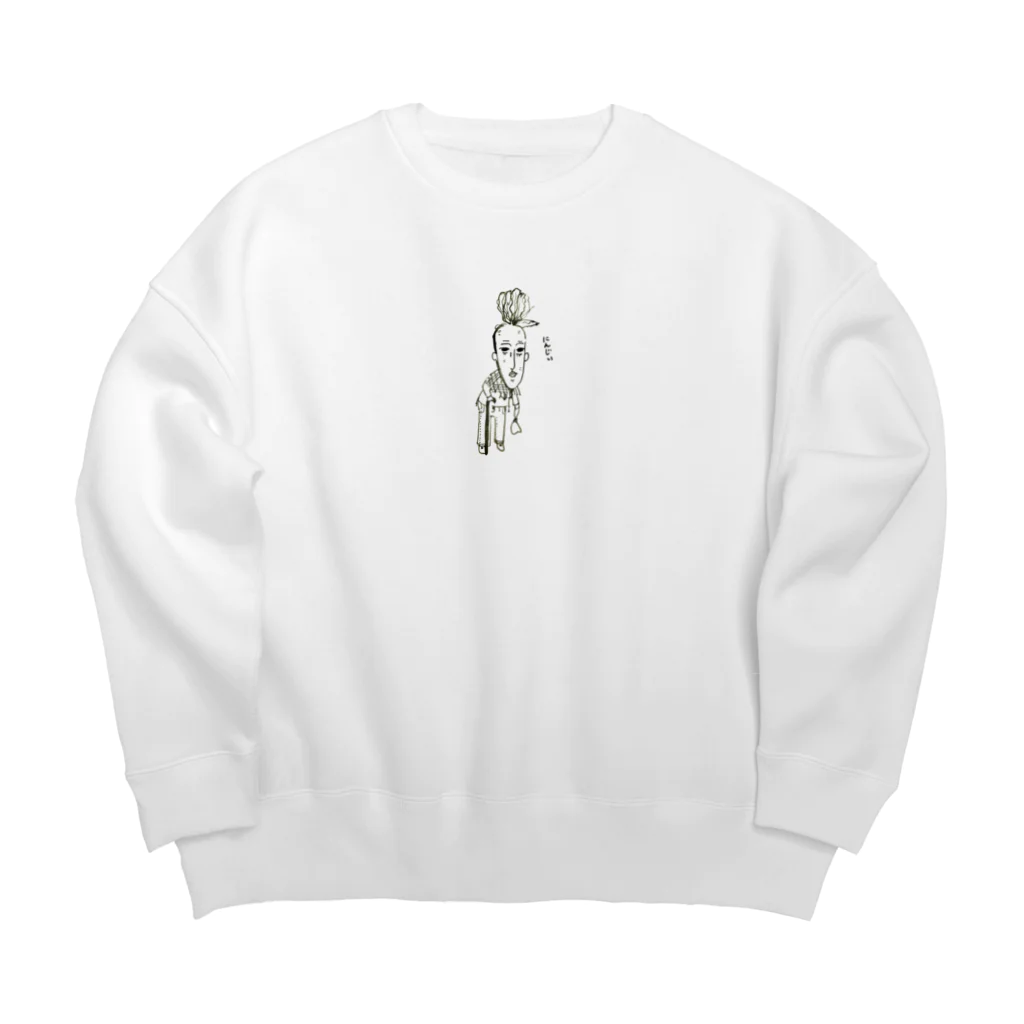 mooのにんじぃさん Big Crew Neck Sweatshirt