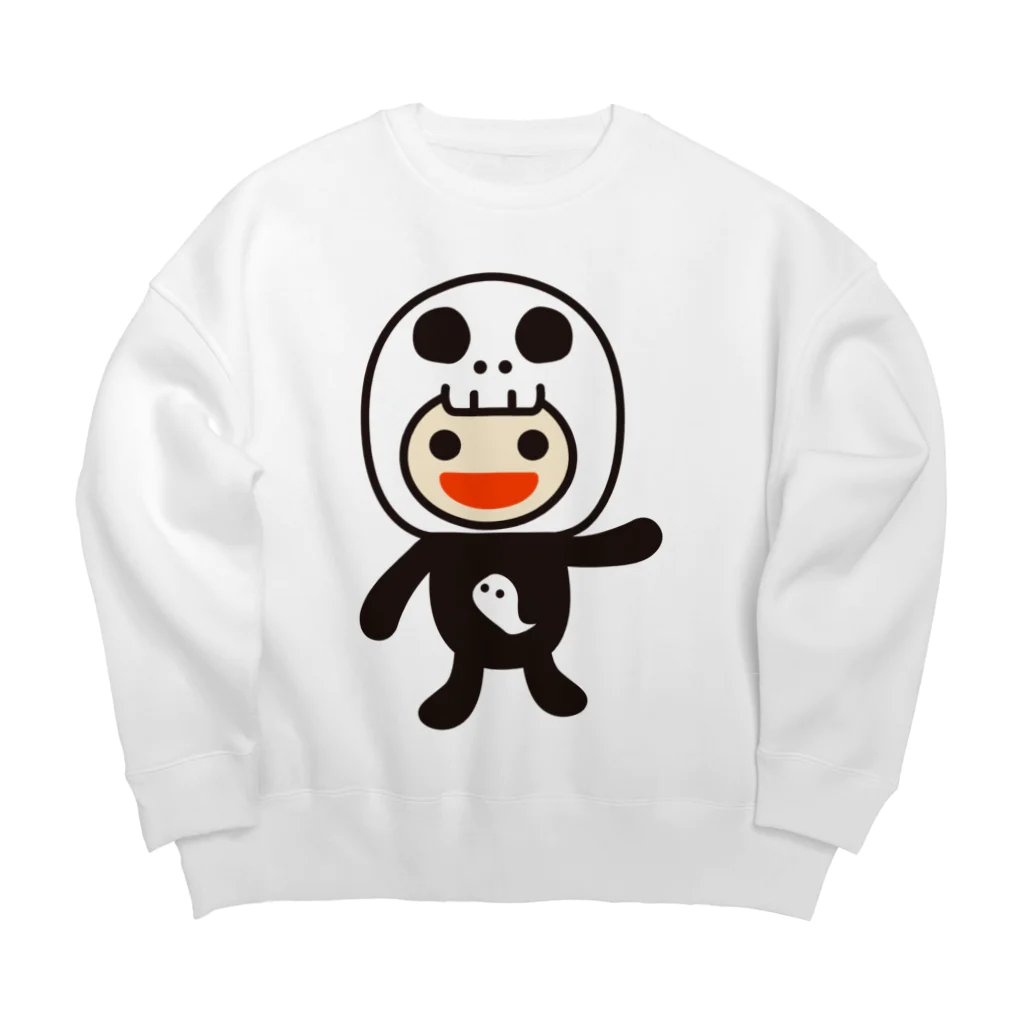 ヨープキャンが気になったのホネっ子 Big Crew Neck Sweatshirt