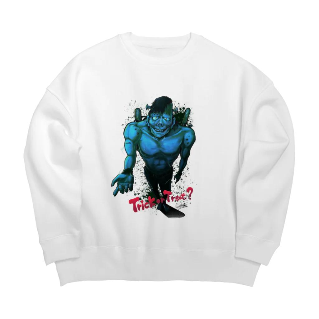 いぶきのカワイイモノのTrick or Treat ? Big Crew Neck Sweatshirt