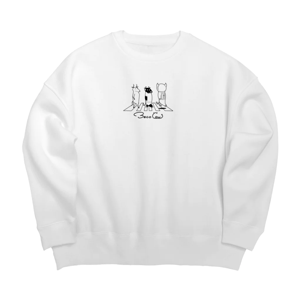 beco_cowのBeco Cow Big Crew Neck Sweatshirt