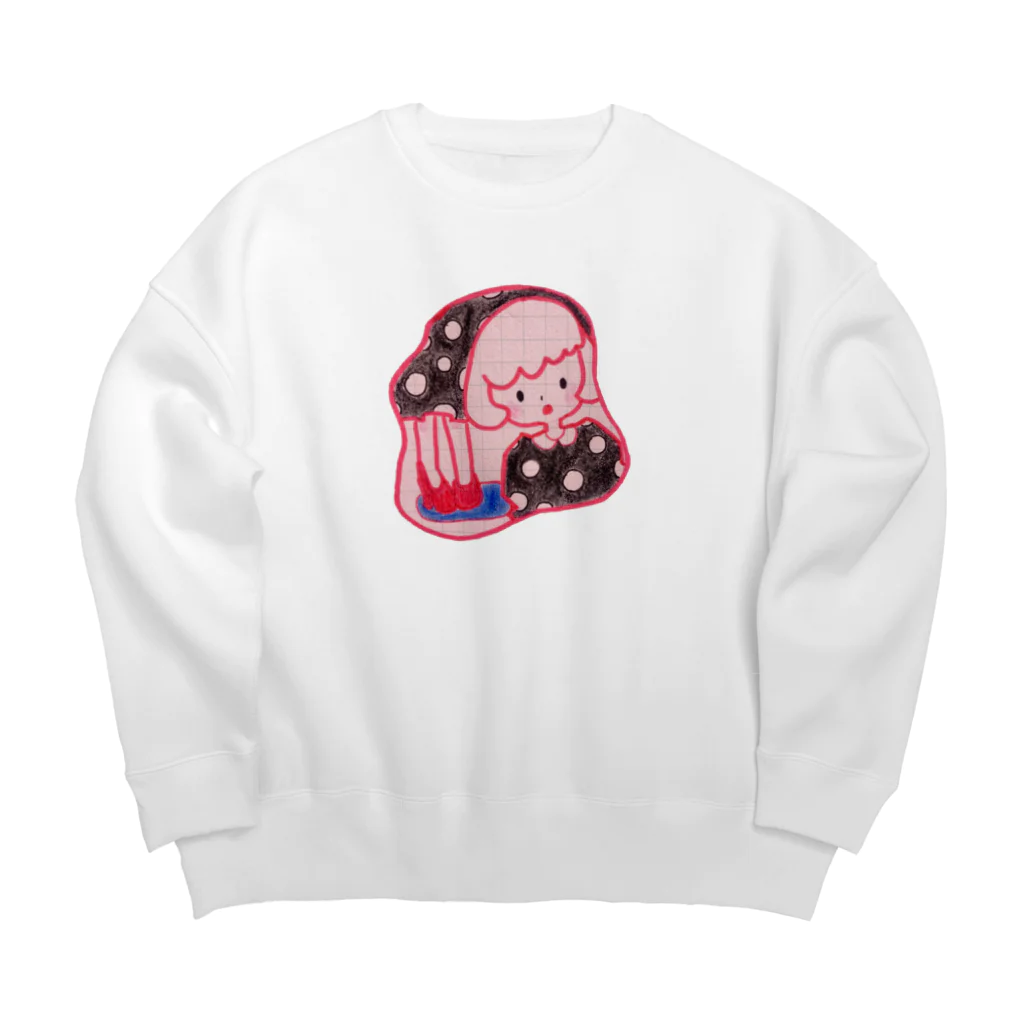 feee.co/フィー子(マーメイド)のダンスフロアに佇むモガ Big Crew Neck Sweatshirt