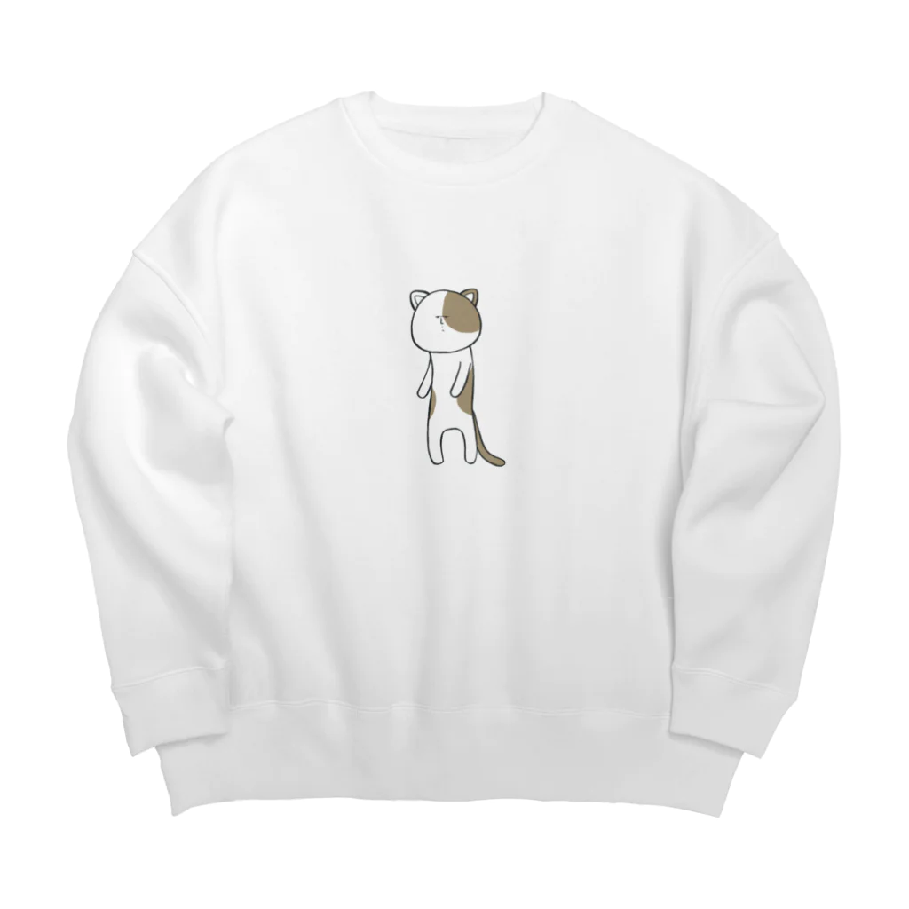 Noahのねこ🐱 Big Crew Neck Sweatshirt