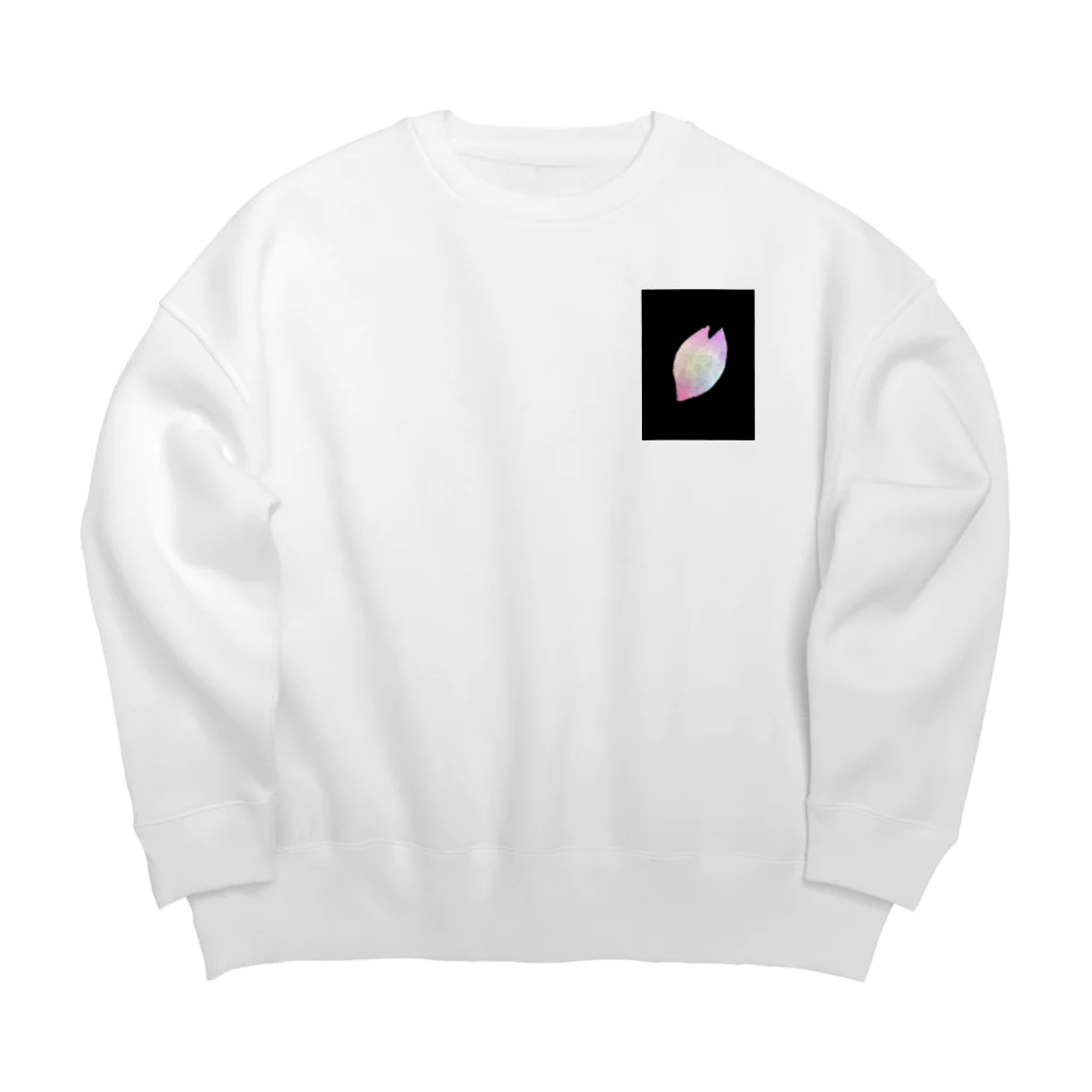 miraiの夢見るショップのひらひら花びら Big Crew Neck Sweatshirt