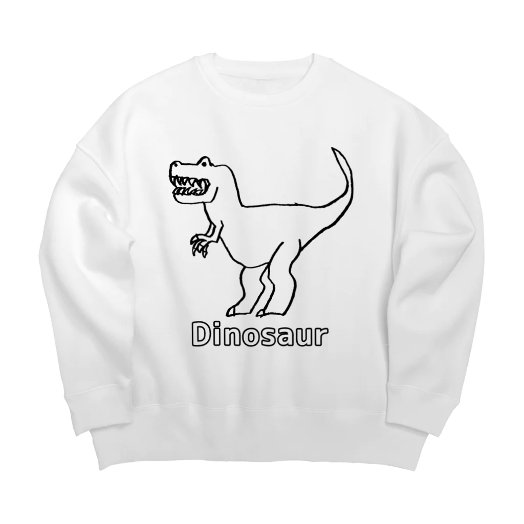 mika＝アミカDesignのDinosaur Big Crew Neck Sweatshirt