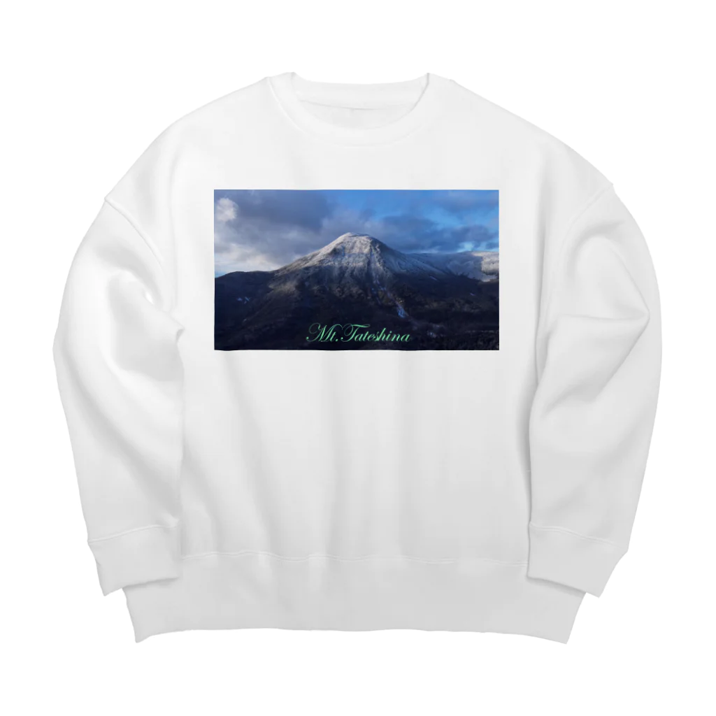 D-aerialのシネマティック蓼科山 Big Crew Neck Sweatshirt