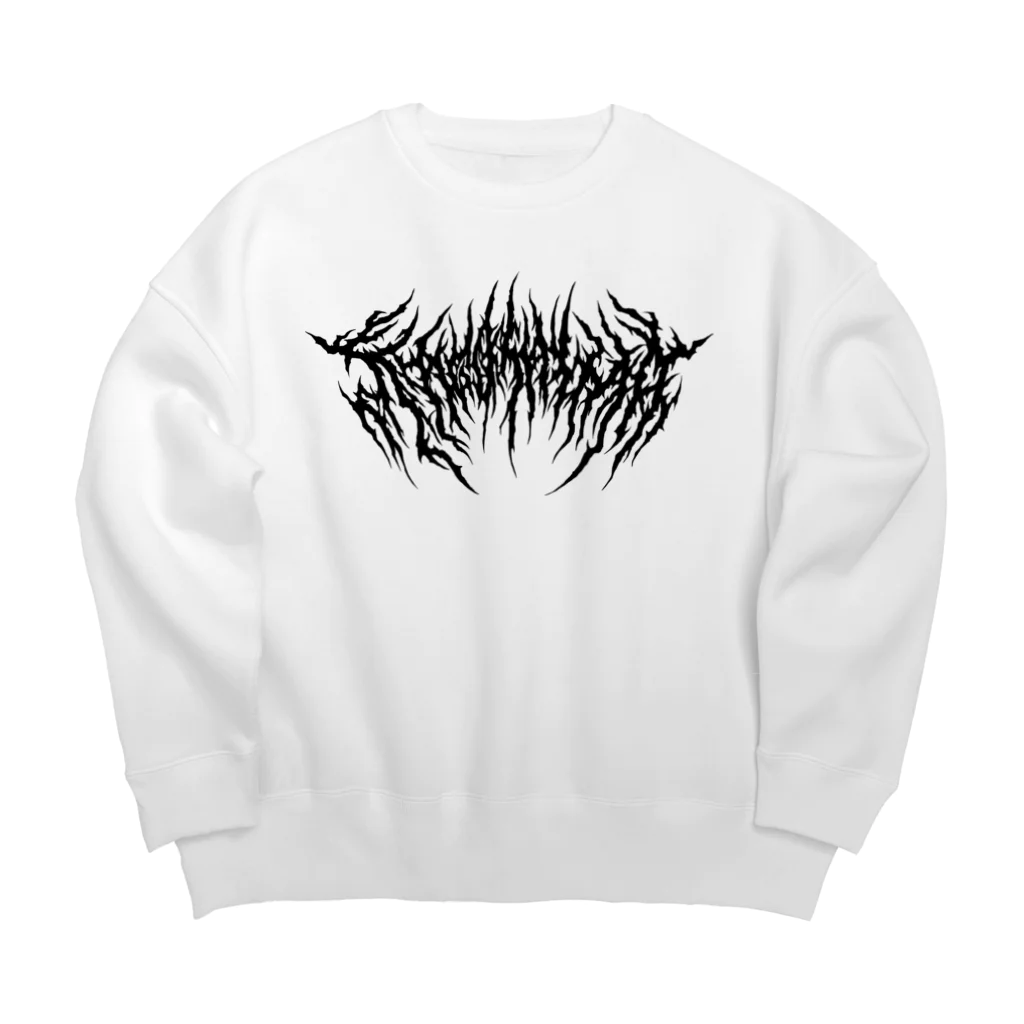 Toshihiro Egawa Artのデスメタル鹿児島/DEATH KAGOSHIMA Big Crew Neck Sweatshirt