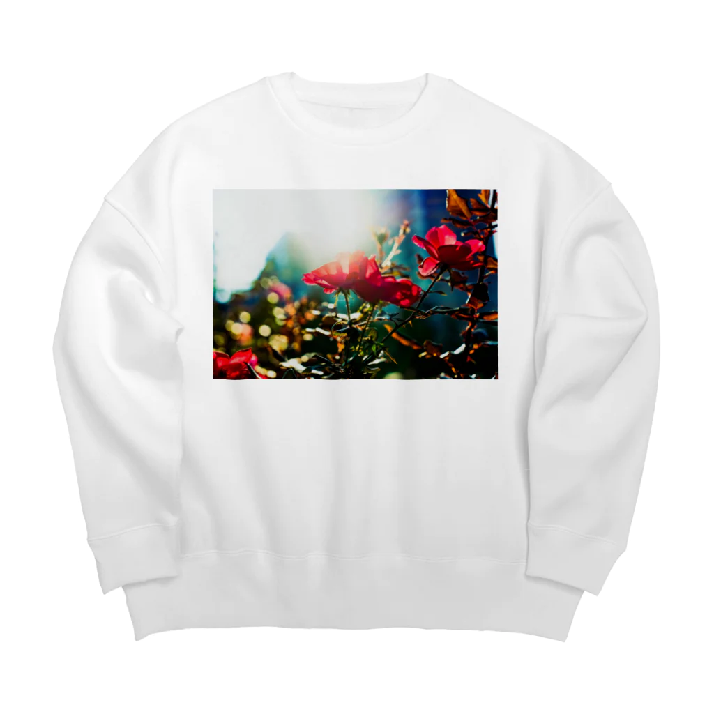 HANA-STUDIOのガーデンローズ Big Crew Neck Sweatshirt