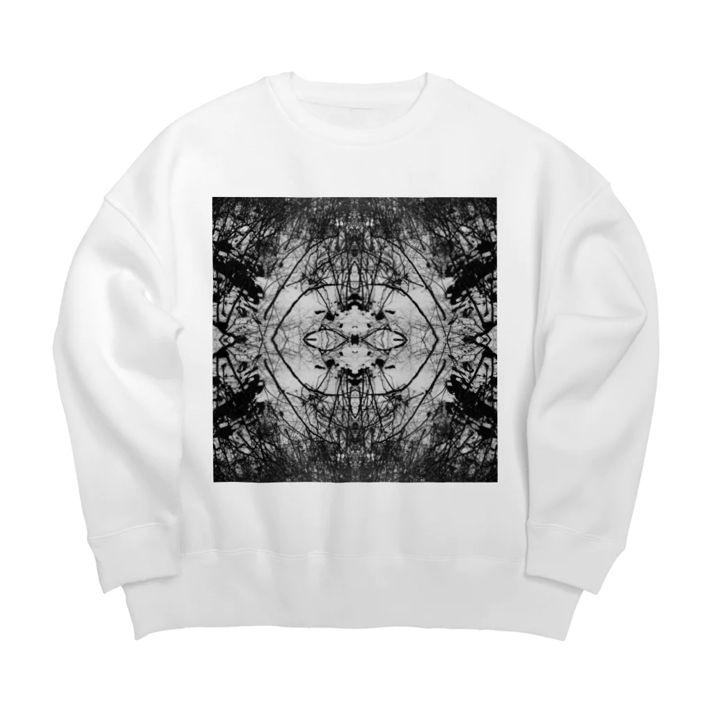 egg Artworks & the cocaine's pixの雪原 Big Crew Neck Sweatshirt