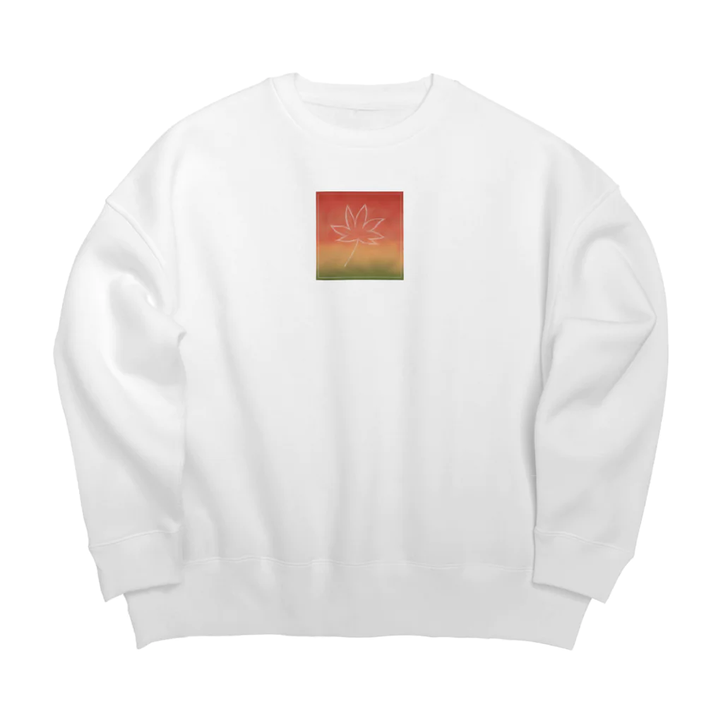 とりあえずヘレンのAutumn coloring -紅葉- Big Crew Neck Sweatshirt