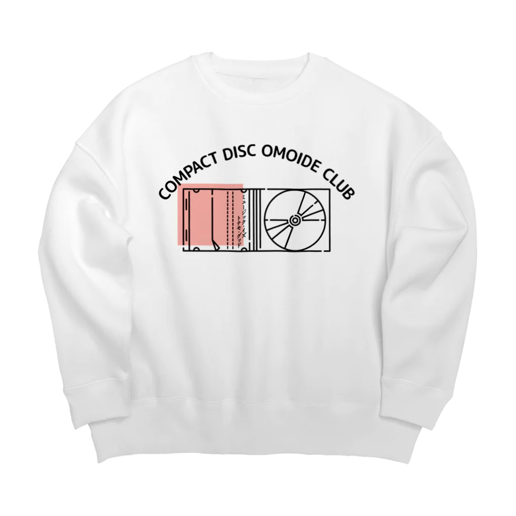 CDmanのCOMPACT DISC OMOIDE CLUB（PINK） Big Crew Neck Sweatshirt